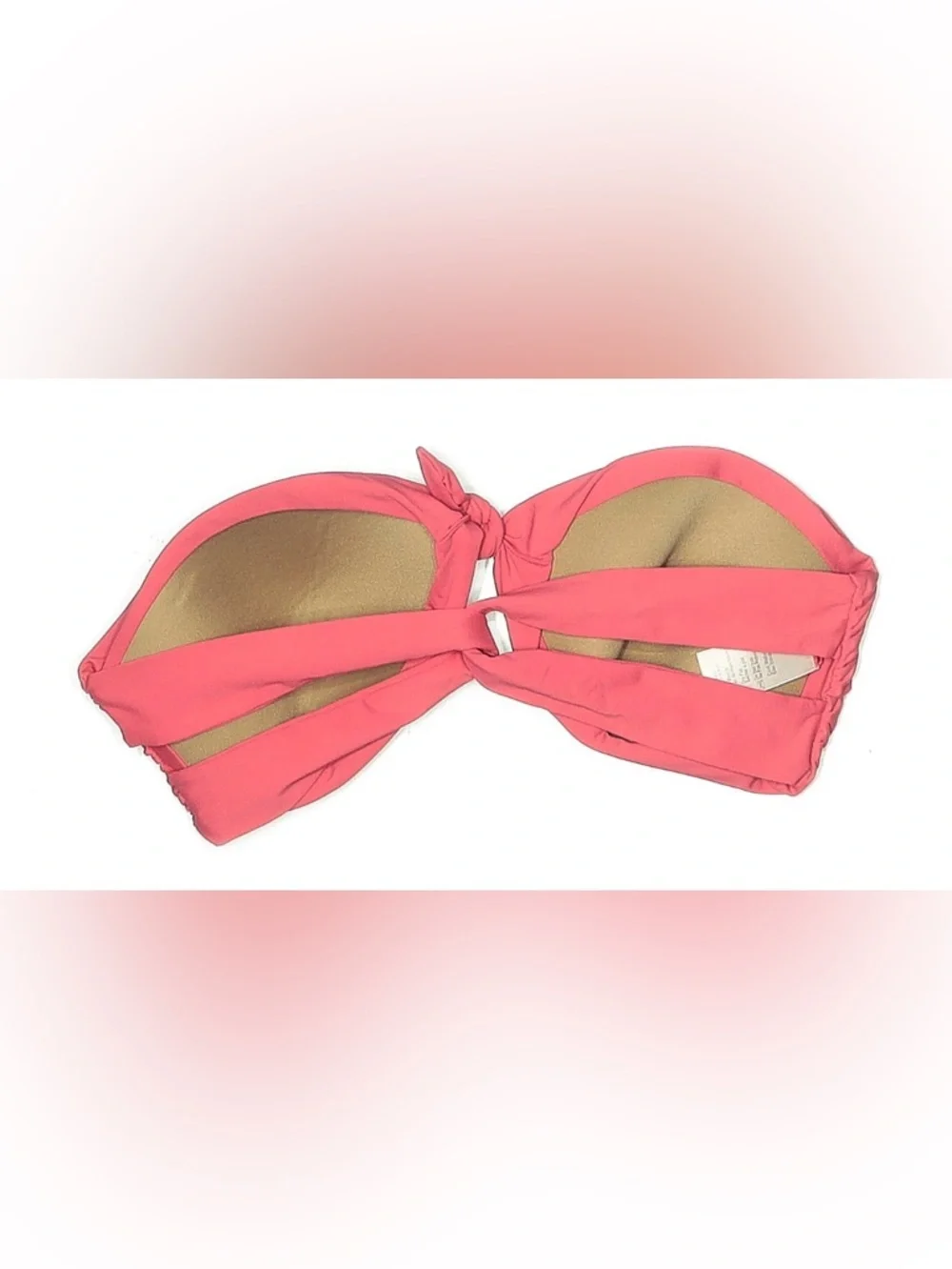 l*space Coral Twist Bandeau Bikini Top M